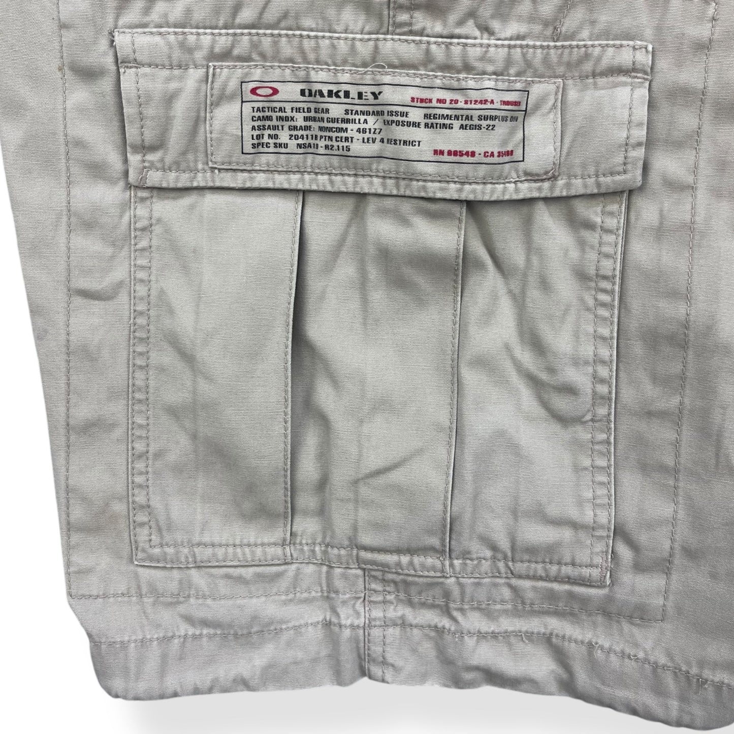 2000's Oakley Tactical Field Gear Cargo Shorts (32) | Default Title, Red