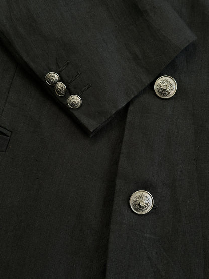 Versace Classic V2 Bespoke Button Pure Linen Single Breasted Blazer - 46R/XL