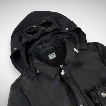 CP Company Mille Miglia Leather Goggle Jacket (AW2005)