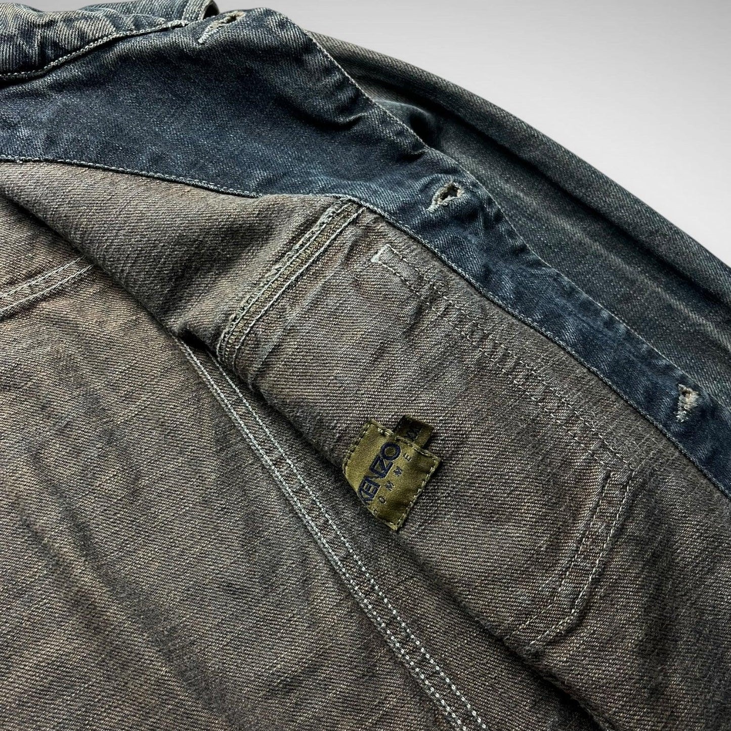 Kenzo Dark Wash Denim Jacket (2000s)