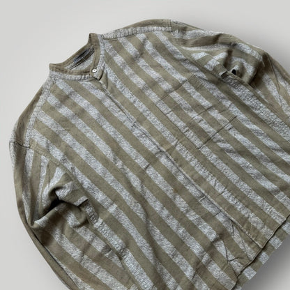 Late 80's Issey Miyake Men Linen Mix Shirt S/M