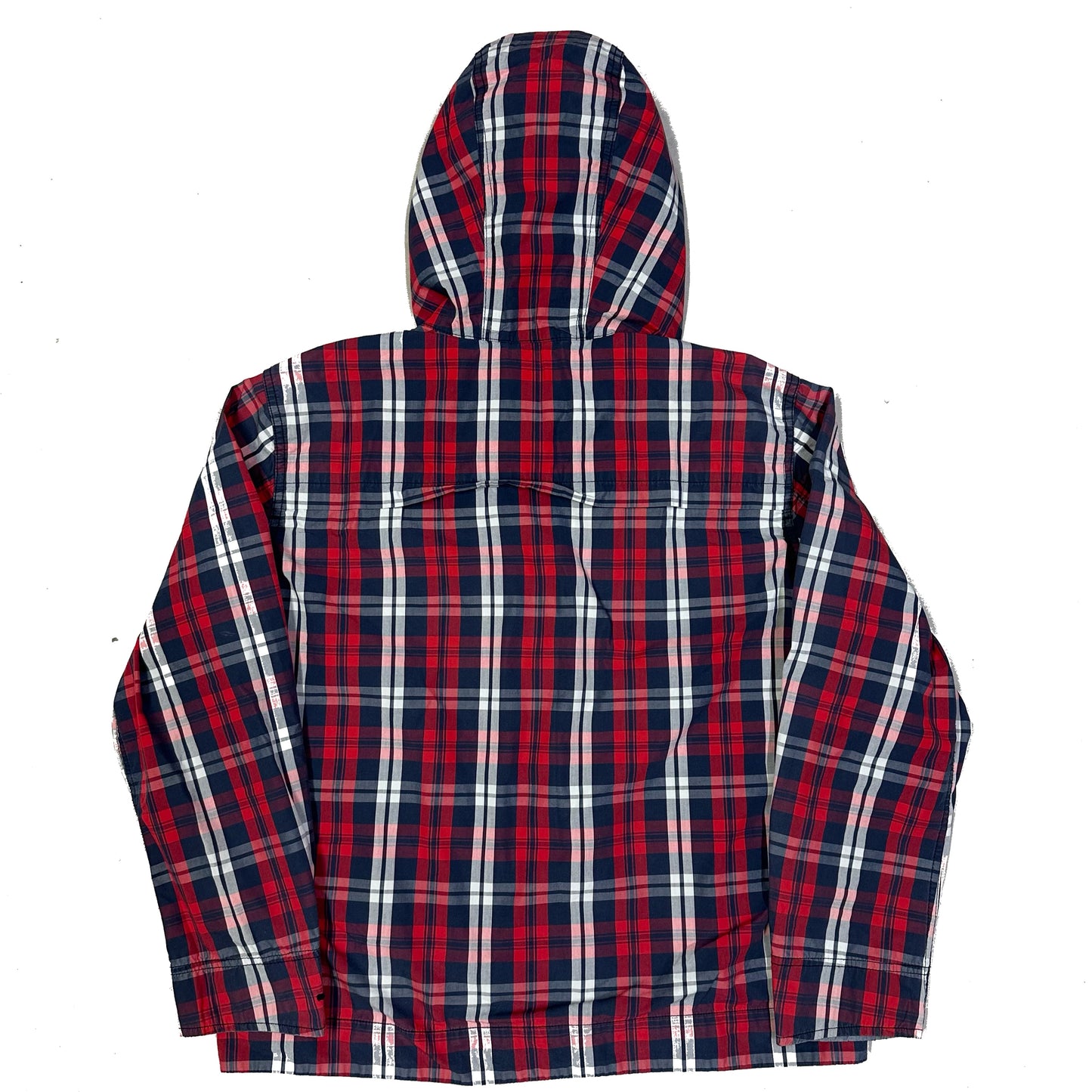 Uniqlo Japan Plaid Jacket In Red & Navy ( S )