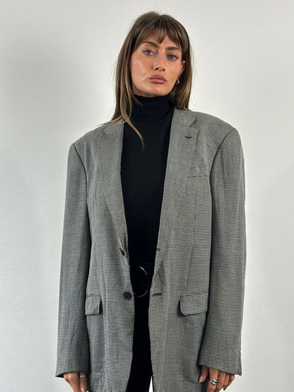 Armani Collezioni 2000s Wool Single Breasted Blazer - 42R/XL