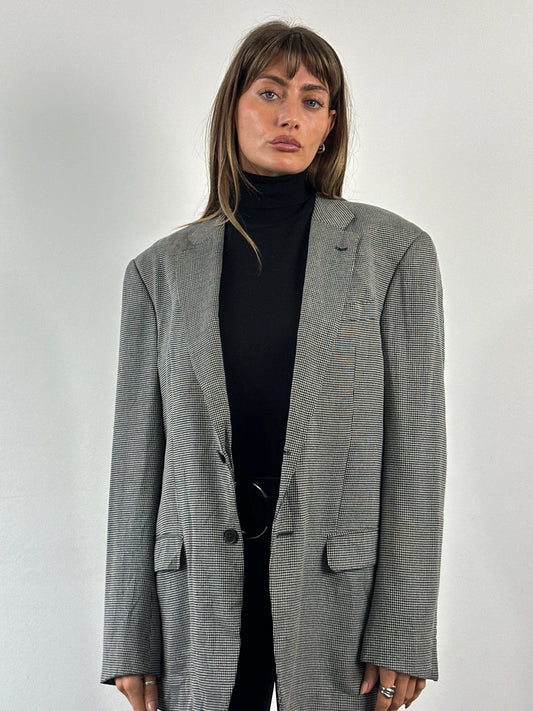 Armani Collezioni 2000s Wool Single Breasted Blazer - 42R/XL