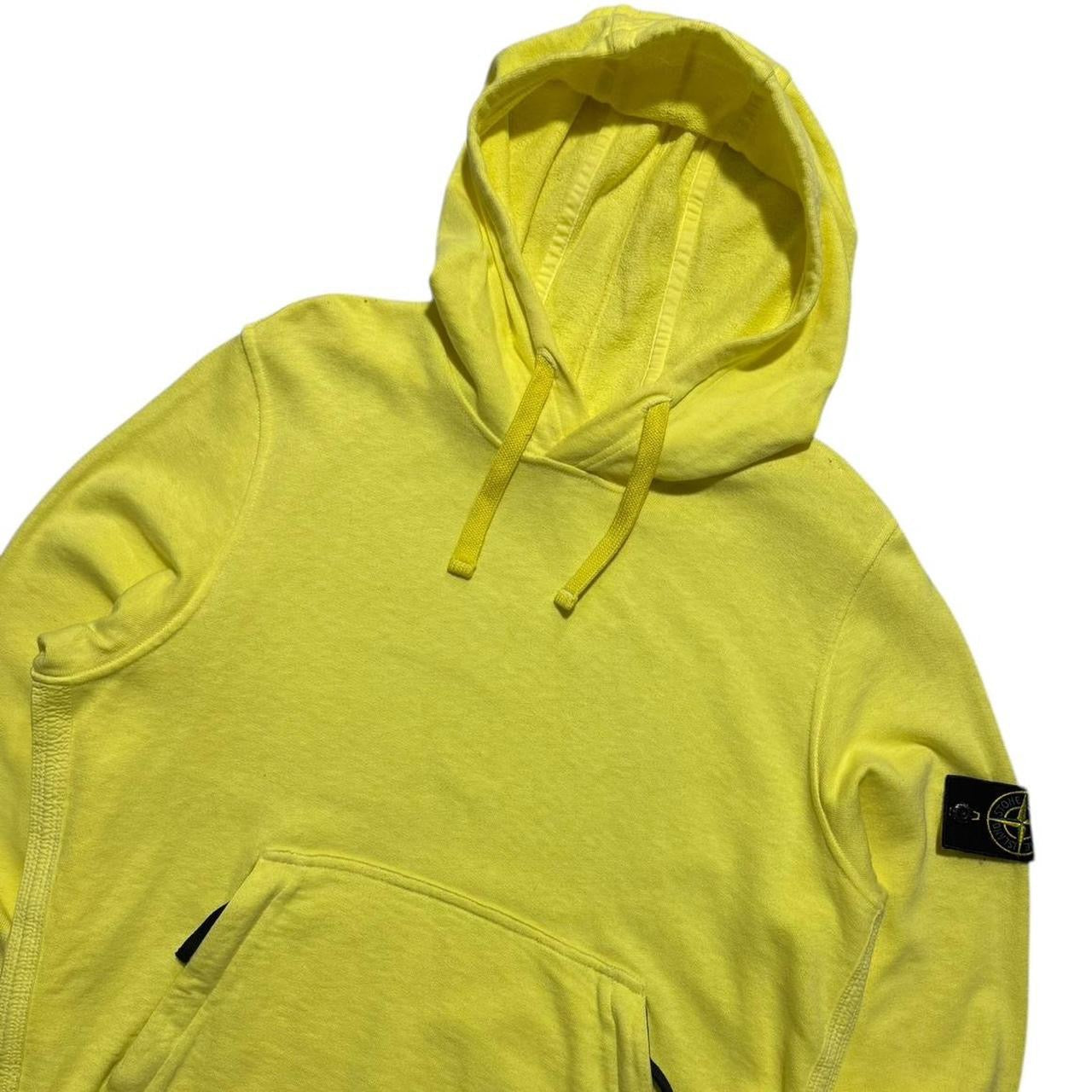 Stone Island Yellow Pullover Hoodie