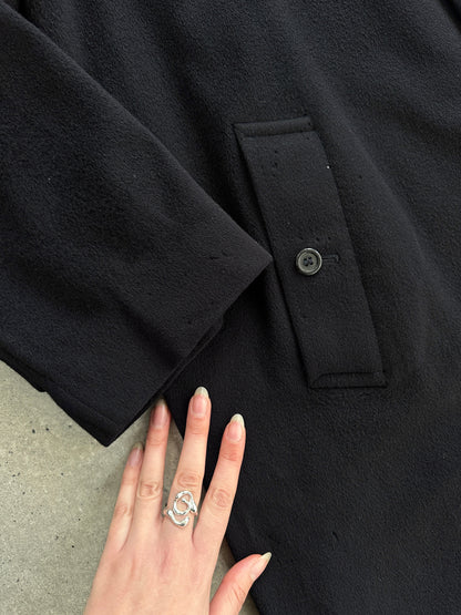 Burberry Pure Cashmere Concealed Placket Coat - XXL