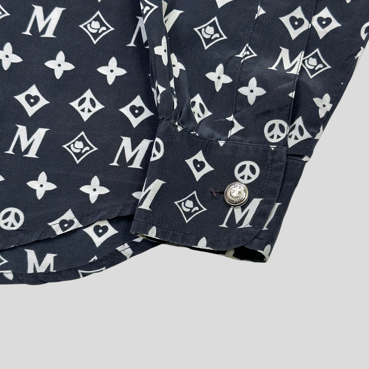 Moschino 1984 Louis Vuitton Monogram Rip - L/XL | XL, Grey
