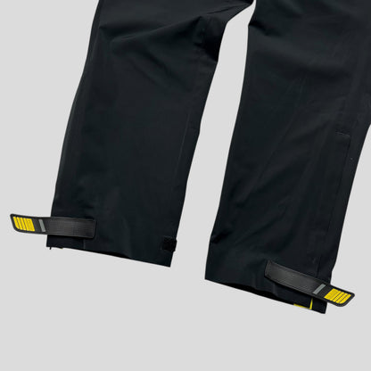 Prada 2017 Rubberised Race Logo Strap Gabardine Nylon Trousers - IT50 (L) | Default Title, Black
