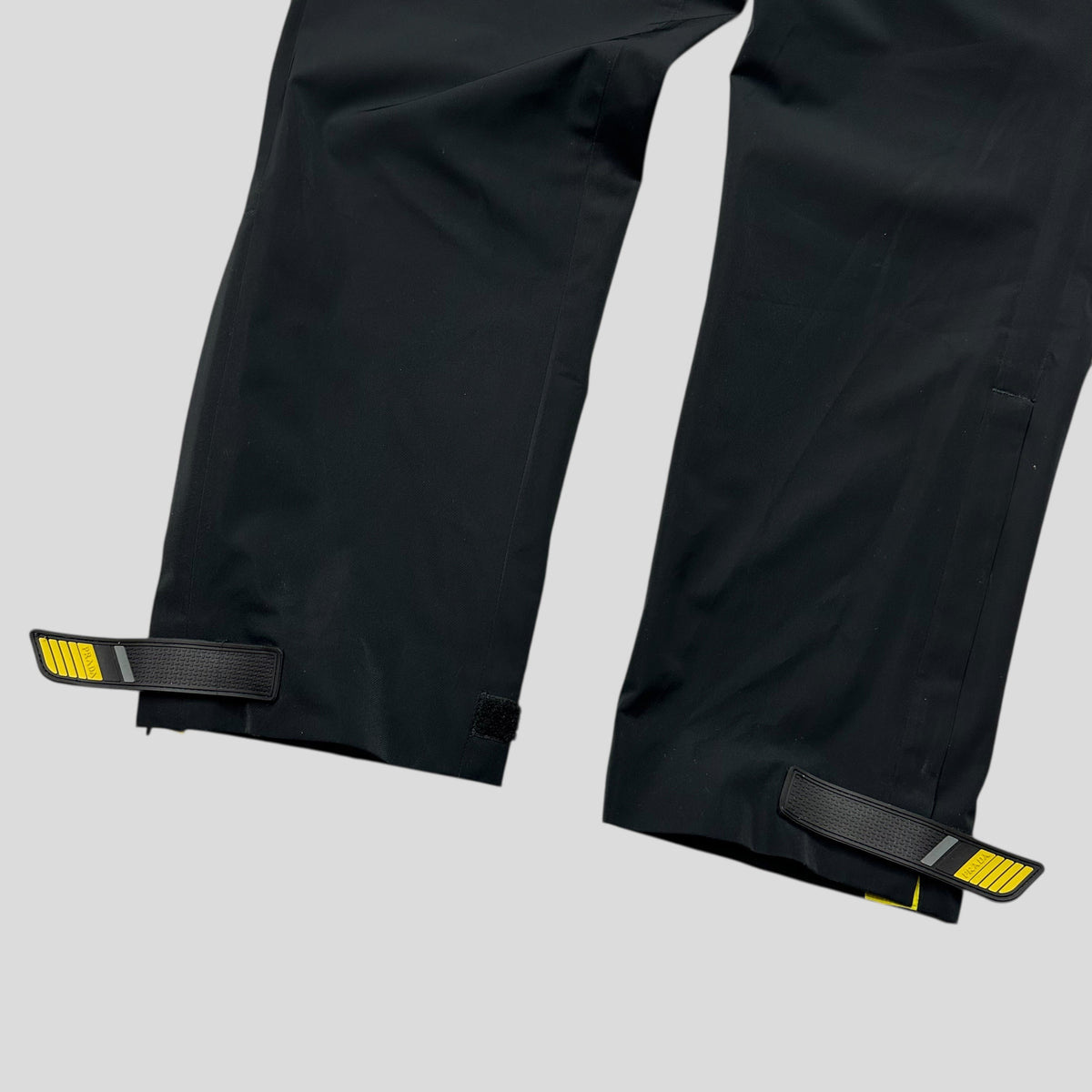 Prada 2017 Rubberised Race Logo Strap Gabardine Nylon Trousers - IT50 (L) | W36, Black