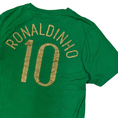 Nike Ronaldinho Brazil Shirt In Green ( S )