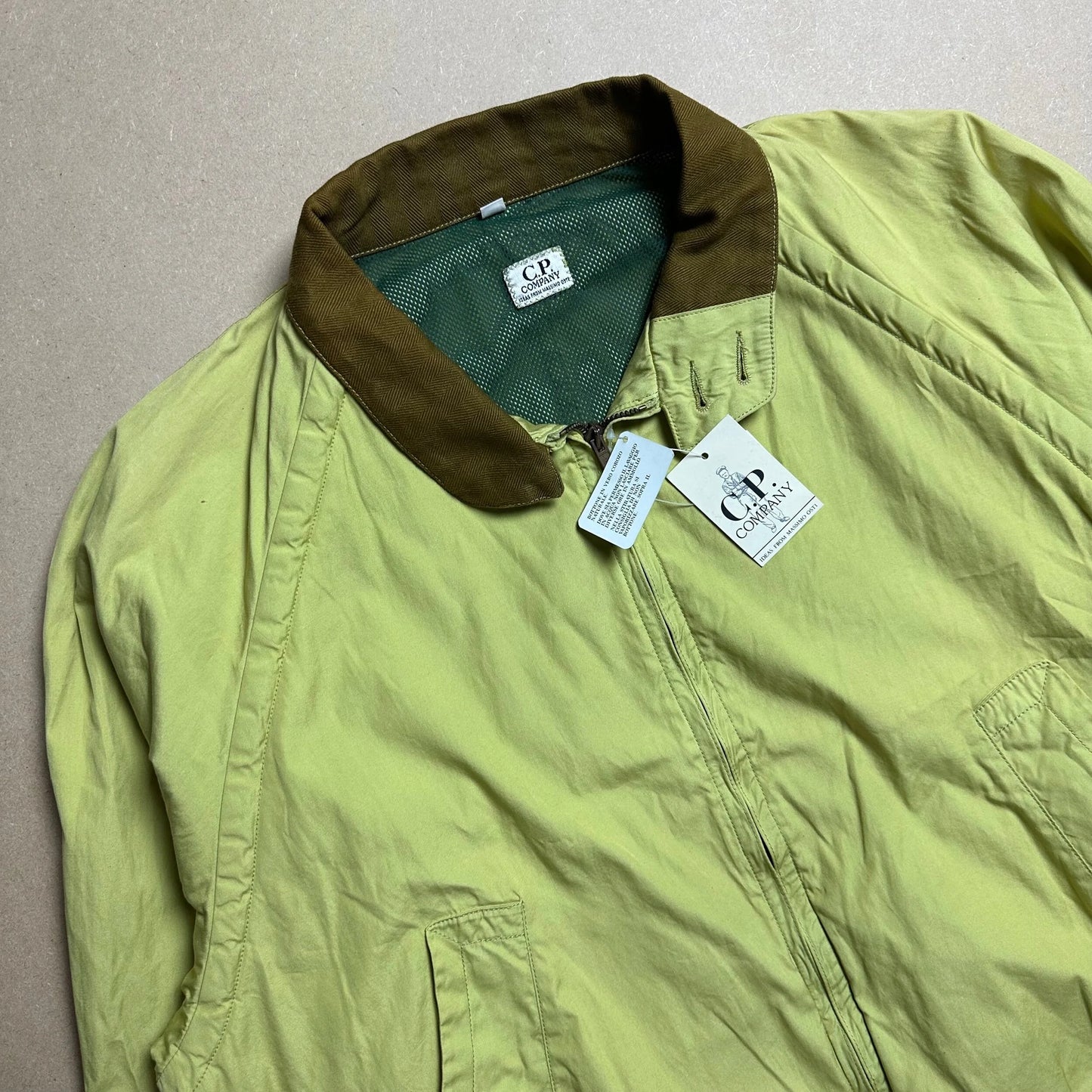 S/S 1990 Acid Green C.P. COMPANY Flight Jacket