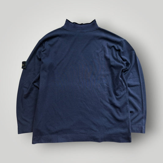 Stone Island SS/99 Duel Layer Mock Neck Jumper XL