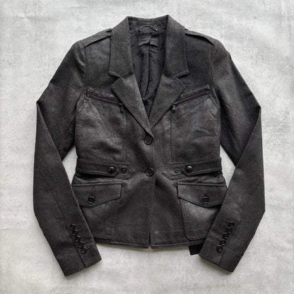 DIESEL BLACK GOLD FW13 MILITARY  BLAZER | O/S, Black