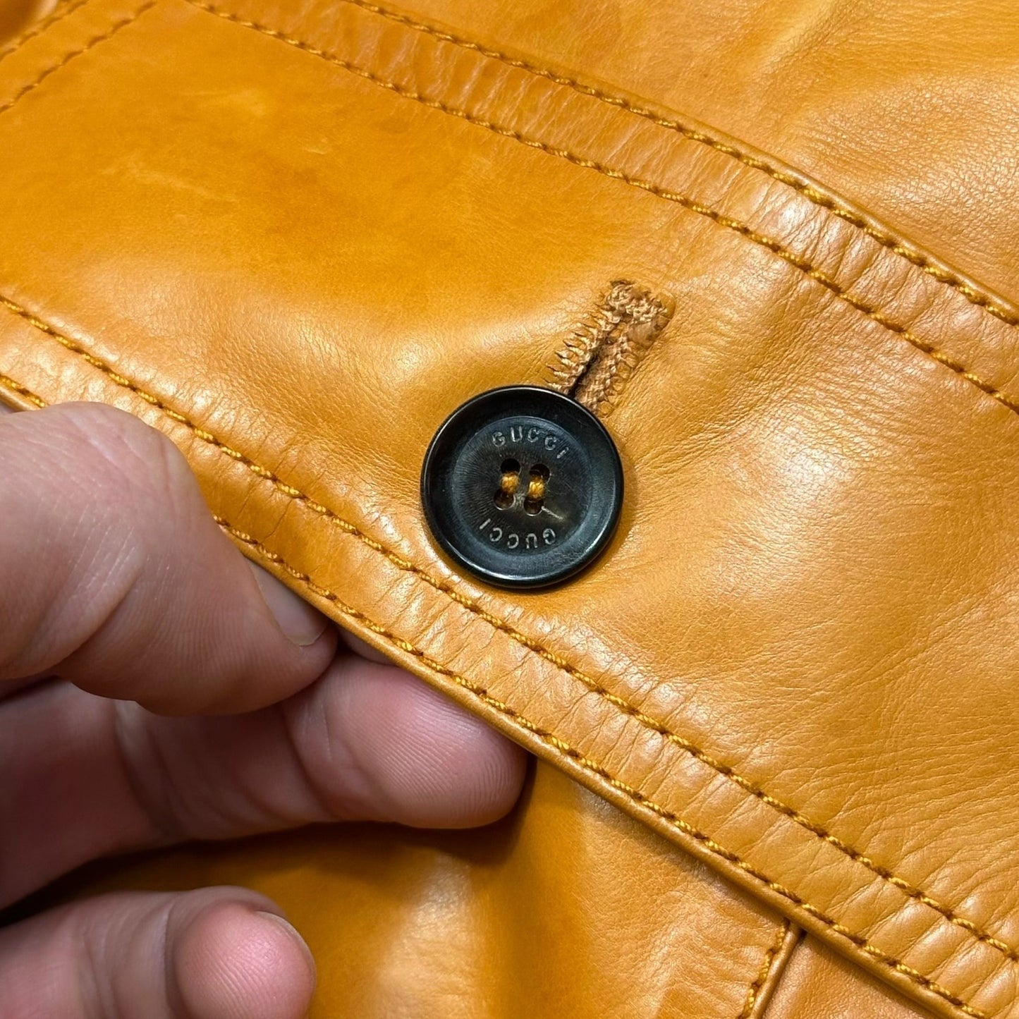 Gucci 2011 Leather Reversible Cropped Moto Biker Jacket - UK6/8