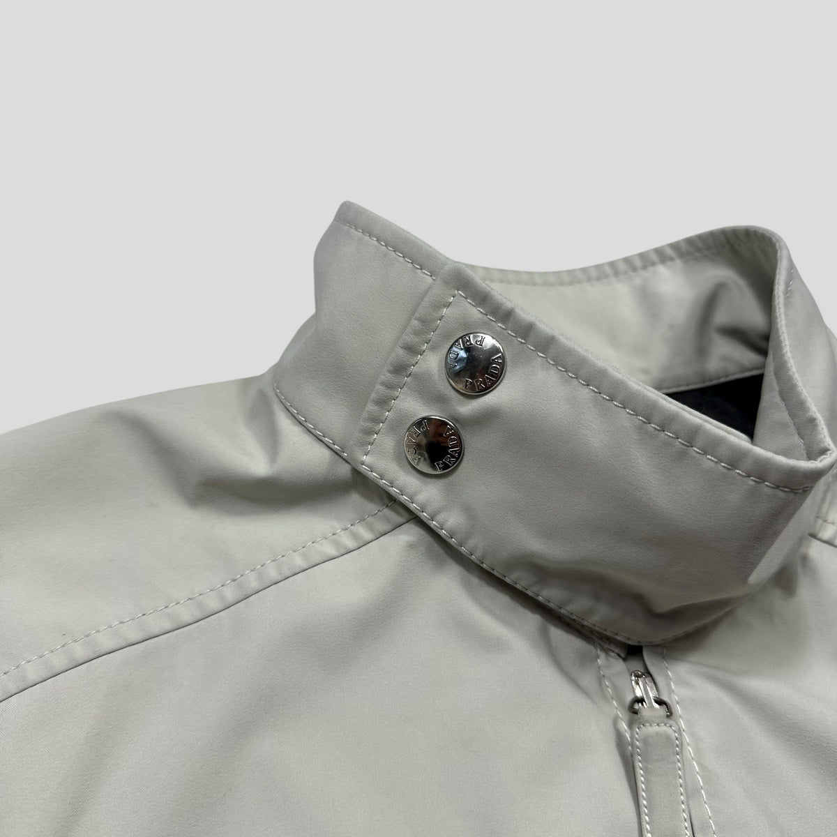Prada Sport AW00 Goretex Perforated Ventilation Trench Coat  - M | White