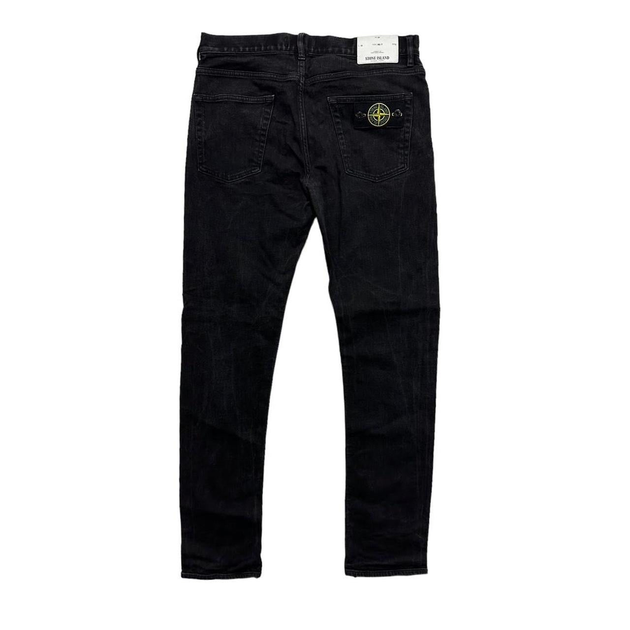 Stone Island Skinny Black Denim Jeans