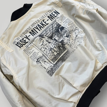 Issey Miyake AW 88/89 Staff Issued Runway Reversible Bomber Jacket L
