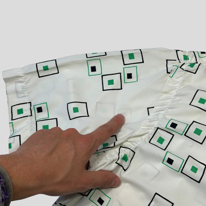 Junya Watanabe MAN 2004 Geometric Water Resistant Shirt - M