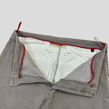Prada Sport 00’s Twill Cotton Baggy Carpenter Trousers - IT48 | Default Title, Grey