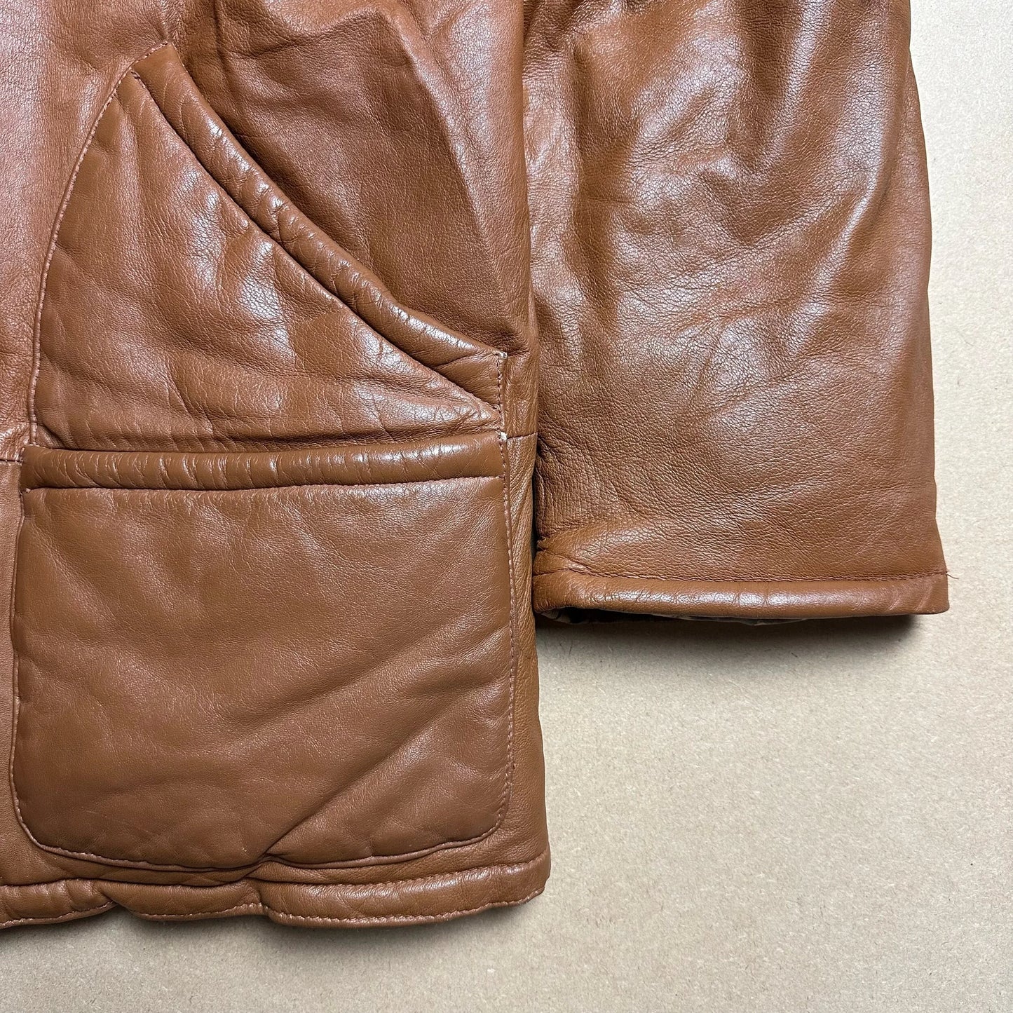 A/W1980 C.P. COMPANY Leather Cameraman Jacket
