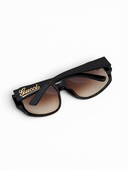 2000s Gucci Oversized Sunglasses | O/S, Brown