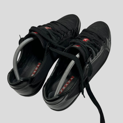 Prada Sport Leather & Nylon Low Trainer - UK9