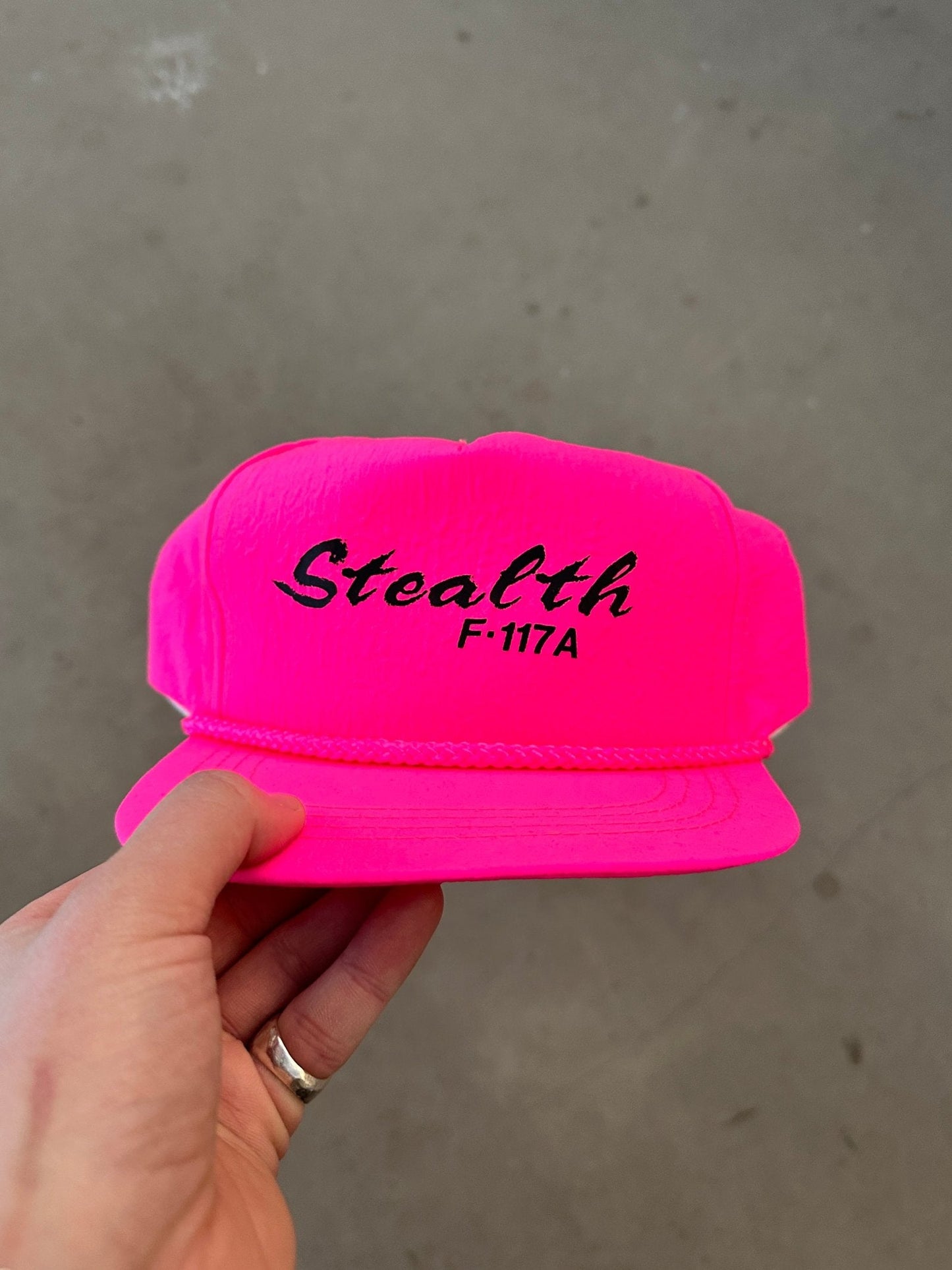 1990's F-117A Stealth Cap | O/S, Neon Pink