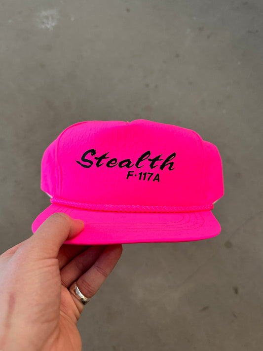 1990's F-117A Stealth Cap | O/S, Neon Pink