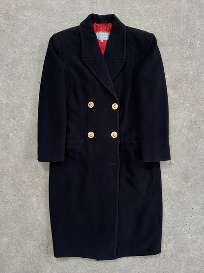 Gianni Versace Versus 1990s Bespoke Button Double Breasted Coat - M
