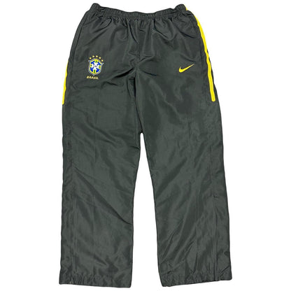 Nike Brazil 2010/11 Tracksuit In Black, Yellow & Grey ( L )