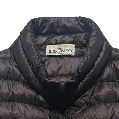 Stone Island Garment Dyed Down Zip Up Bubble Jacket