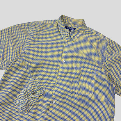 Junya Watanabe by CDG 2005 Micro-check Cargo Pocket Shirt - M/L | O/S, Multicoloured
