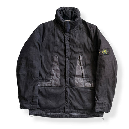 AW2004 Stone Island Lino Flax Dutch Rope Jacket (XL) | XL, Blue