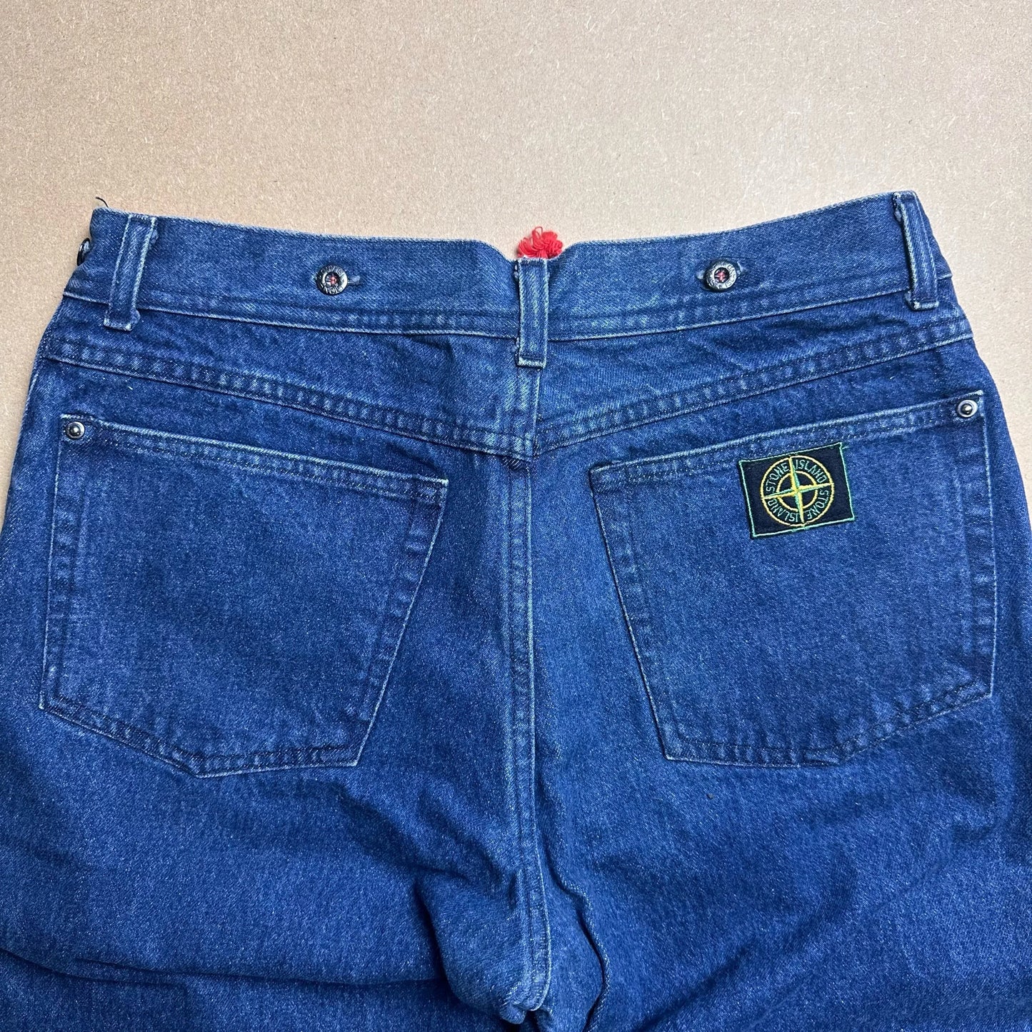 A/W 1988 Double Pant Square Patch Jeans