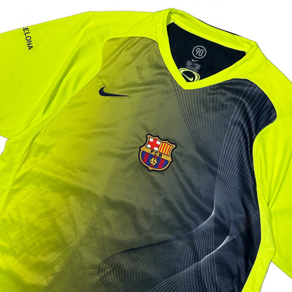 Nike Barcelona 2005/06 Training Shirt In Neon ( XL )