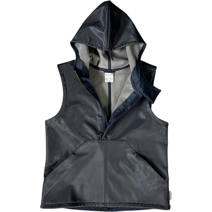 Nike 2001 Polyurethane Hooded Vest Jacket Size 14/16 | 14/16, Black