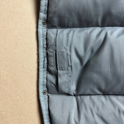 A/W 1993 Chrome Silver Goose Down Reflective Gilet