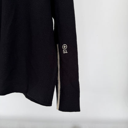 aw2006 stone island denims wool knit jumper | O/S, Multicoloured
