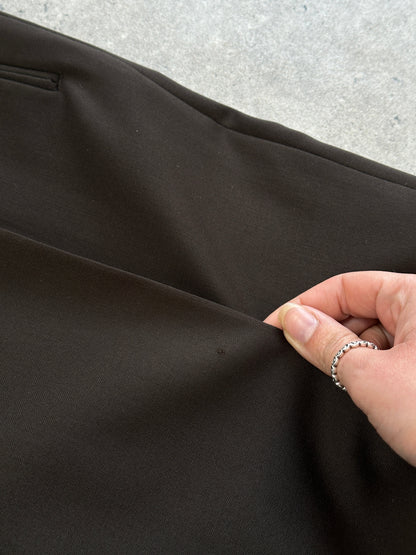 Yves Saint Laurent Pour Homme 1990s Pure Wool Tailored Trousers - W28