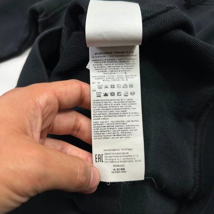 Stone Island AW20 Black Pullover Hoodie - S/M