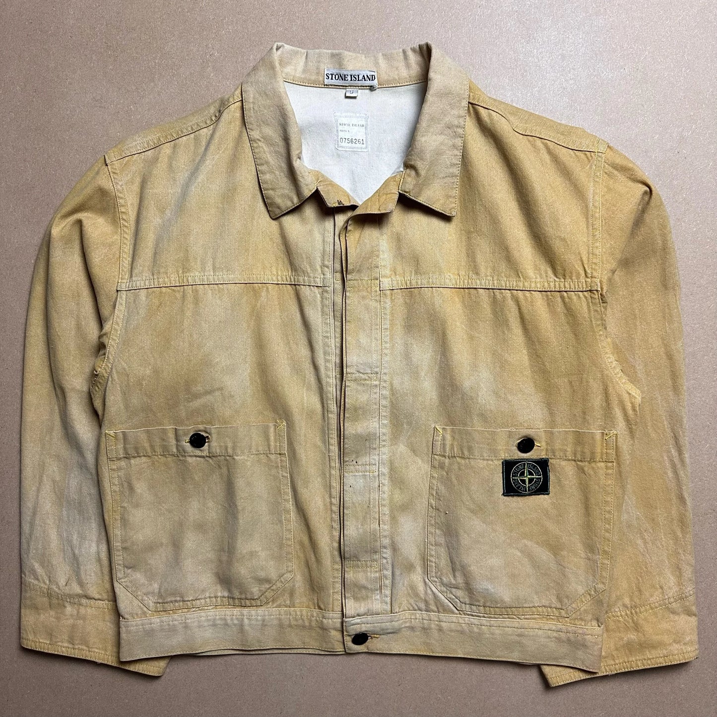 S/S1986 Honeycomb Yellow Carpenter Jacket