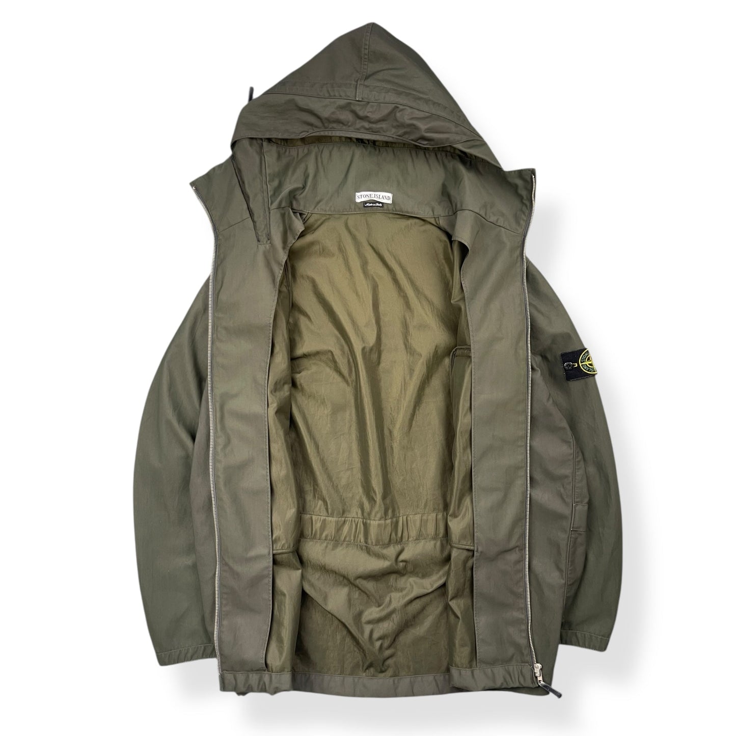 SS2000 Stone Island Nylam Dual Zip Jacket (XL) | Default Title, Olive