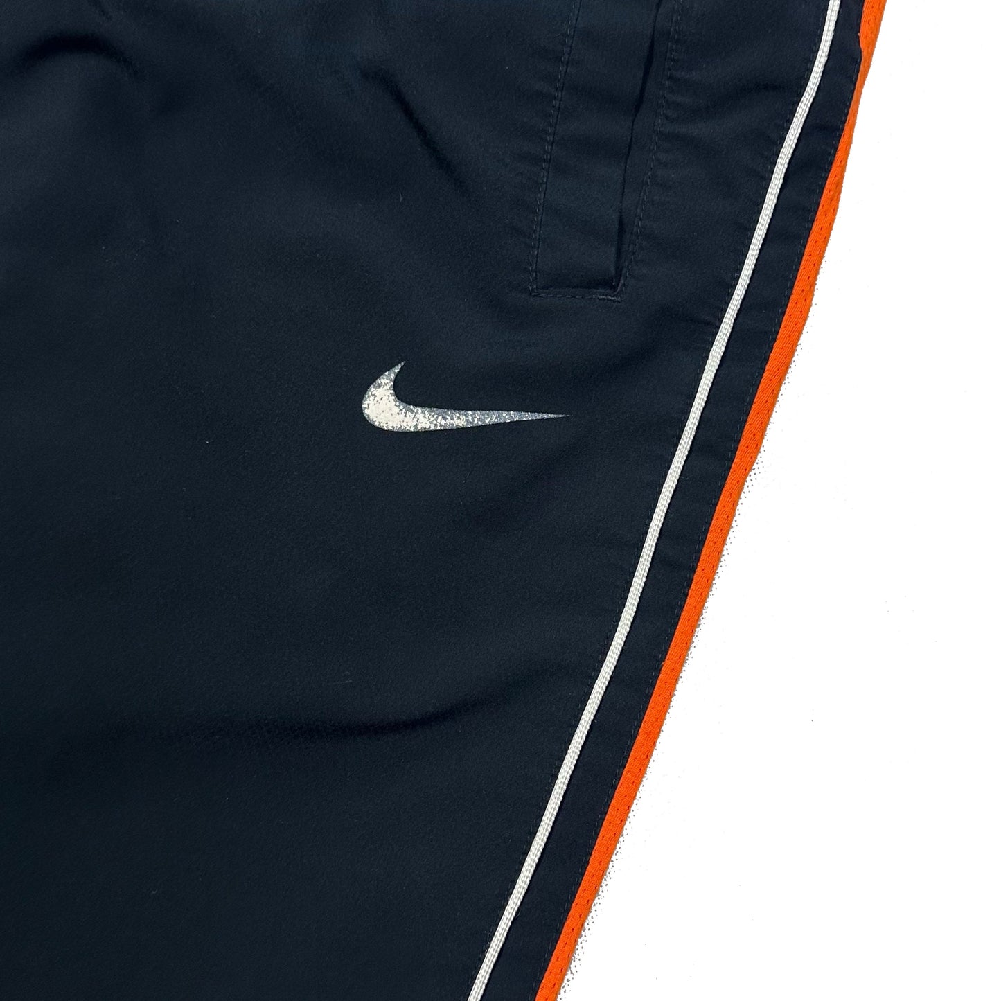 Nike 2000s Nylon Tracksuit In Navy & Orange ( S )