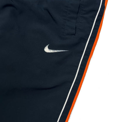 Nike 2000s Nylon Tracksuit In Navy & Orange ( S )