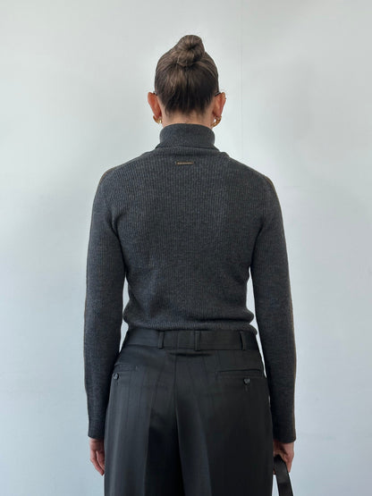 Dolce & Gabbana D&G Wool Rib Knit Turtle Neck - M