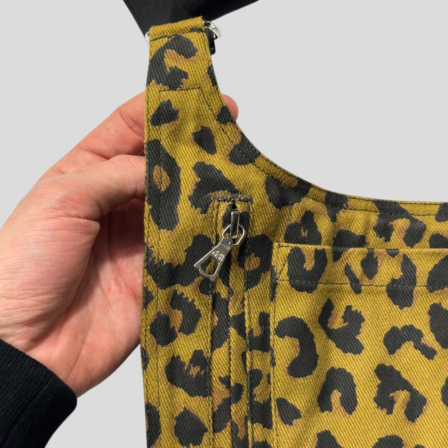 Dries Van Noten SS16 Cheetah Print Holster Suspender Harness Bag