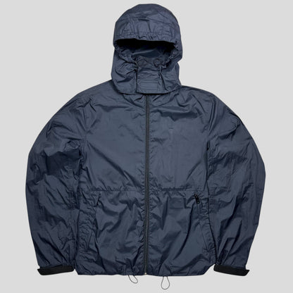 Prada 2020 Rubber Logo Taped Seam Windbreaker Jacket - M