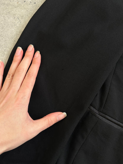 Christian Dior Le Connaisseur 1990s Pure Wool Tuxedo Blazer - 46R/XXL