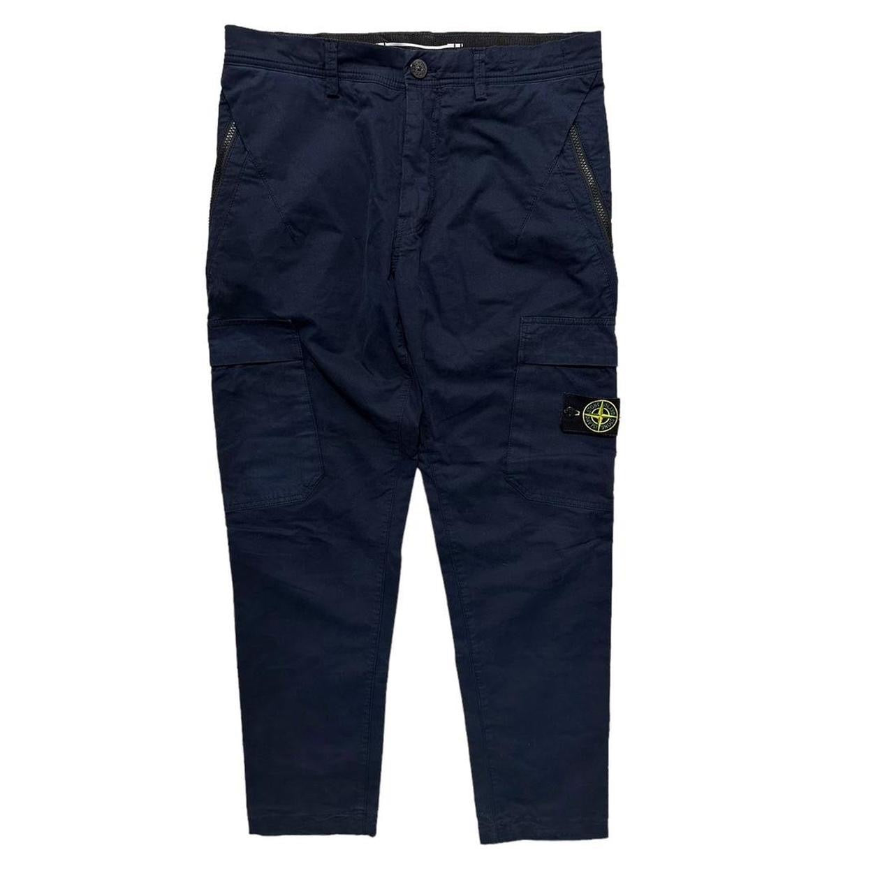 Stone Island Navy Cargos Bottoms