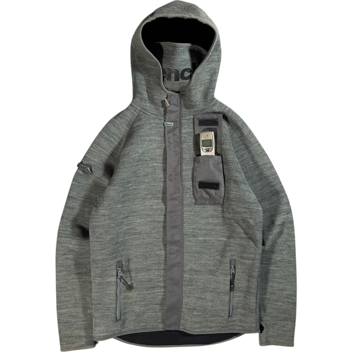Bench 00’s Integrated Facemask Jacket S | Small, Grey